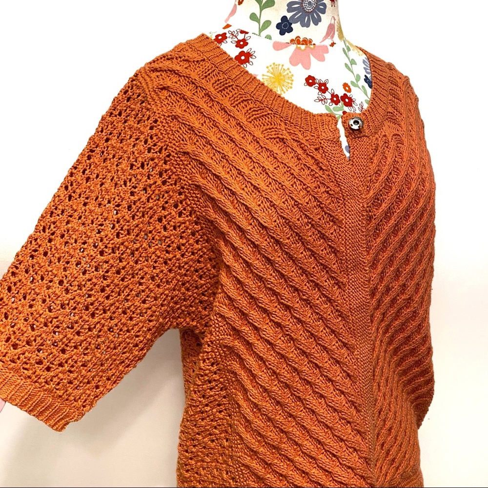 Sundance Knit Short Sleeve Sweater - Picture 2 of 7